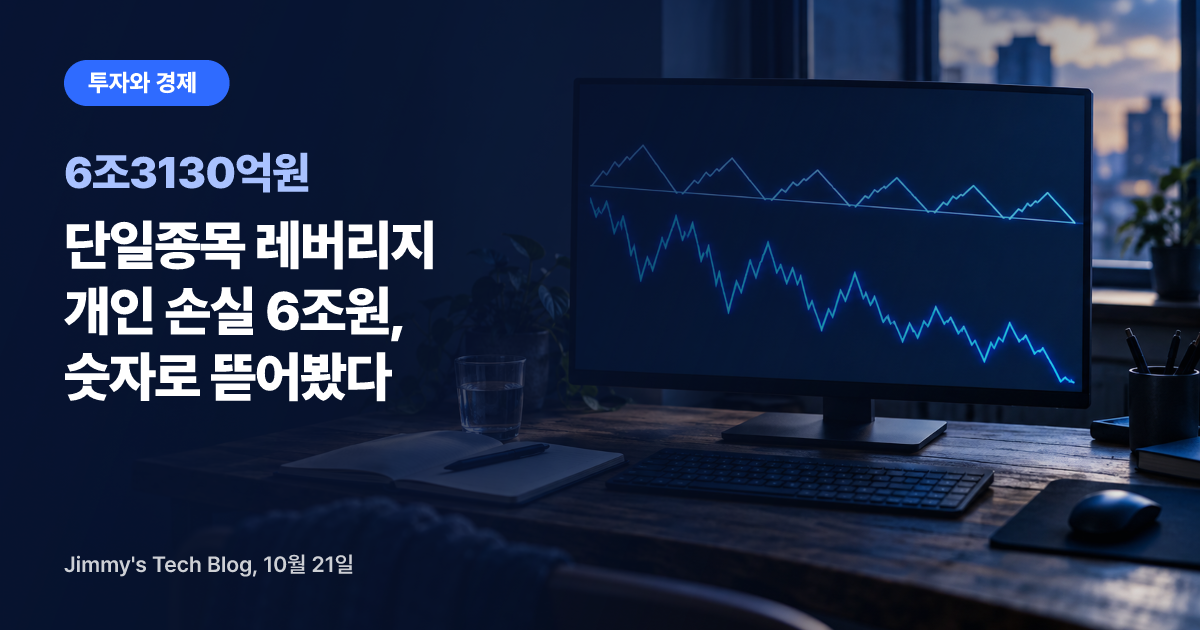 단일종목 레버리지 개인 손실 6조원, 숫자로 뜯어봤다
